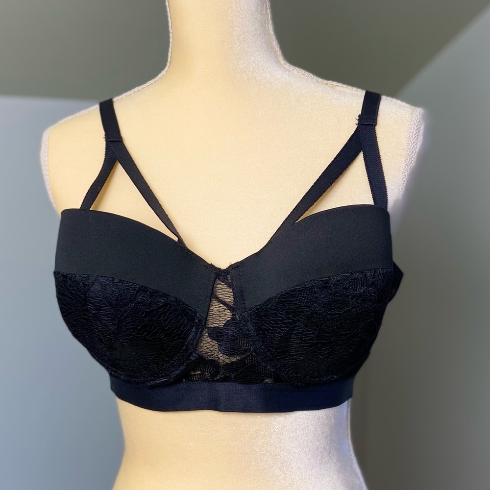 Black Lace Bra